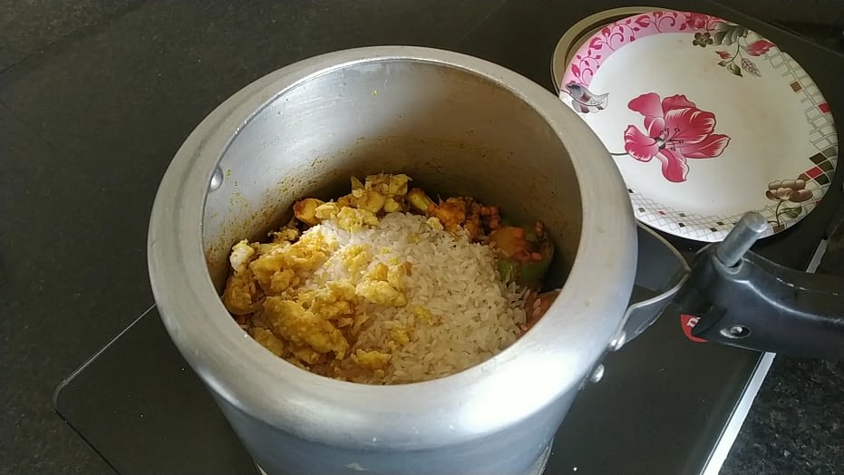 Khichdi with egg very tasty
